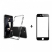 Стъклен протектор Remax + TPU калъф за Apple iPhone 7 черен